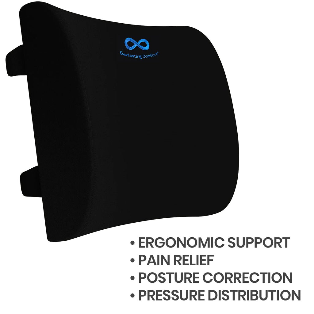 Fory Gel ergonomic cushion with lumbar support and gel