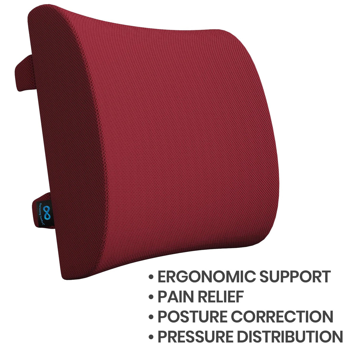 Lumbar Support Pillow for Office Chair Car Memory Foam Back Cushion for  Back Pain Relief Improve Posture Large Back Pillow for Computer, Gaming  Chair