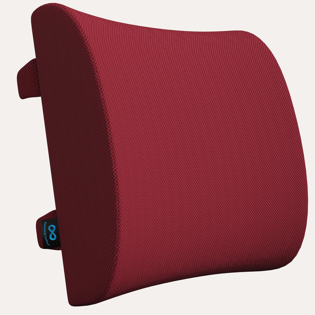 The Back Pain Relieving Lumbar Support Pillow - Hammacher Schlemmer