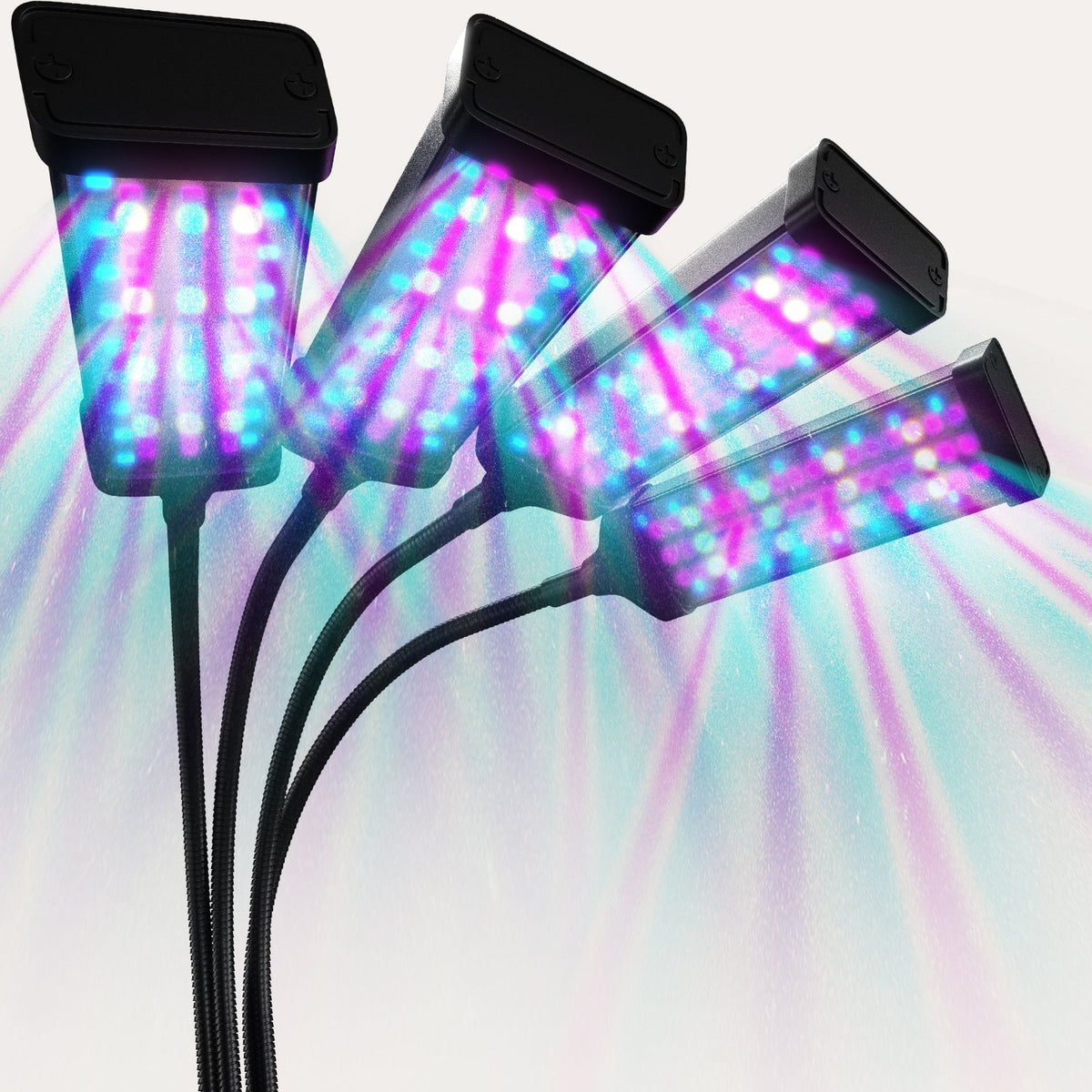  Everlasting Comfort Grow Lights for Indoor Plants Full  Spectrum - LED Grow Light (4 Lamps), 3-18 Hour Timer, Adjustable 63  Tripod, Indoor Grow Lights for House Plants, Plant Light for