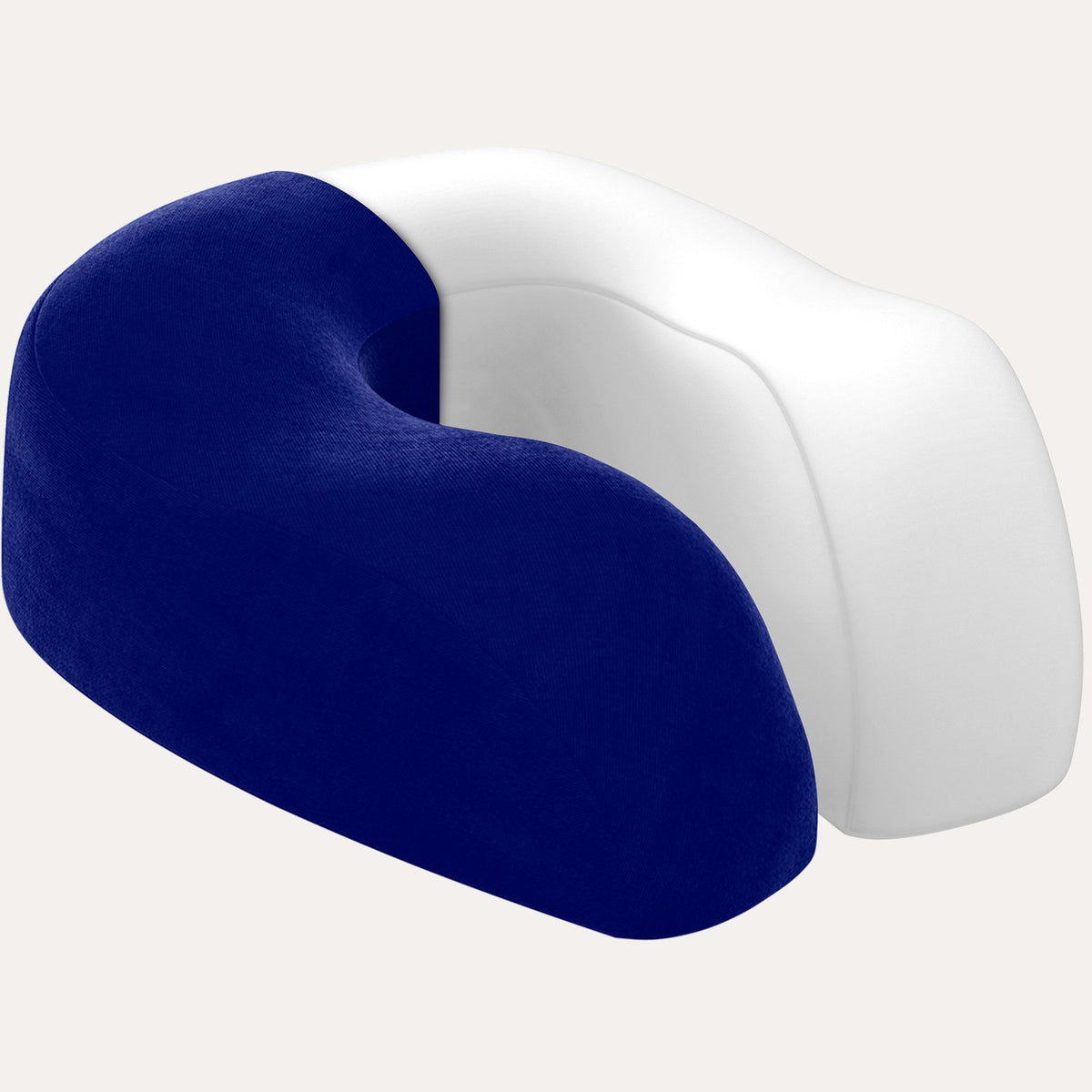 Contour Shaped Premium Memory Foam Neck Pillow | Travel Pillow (Lavender)